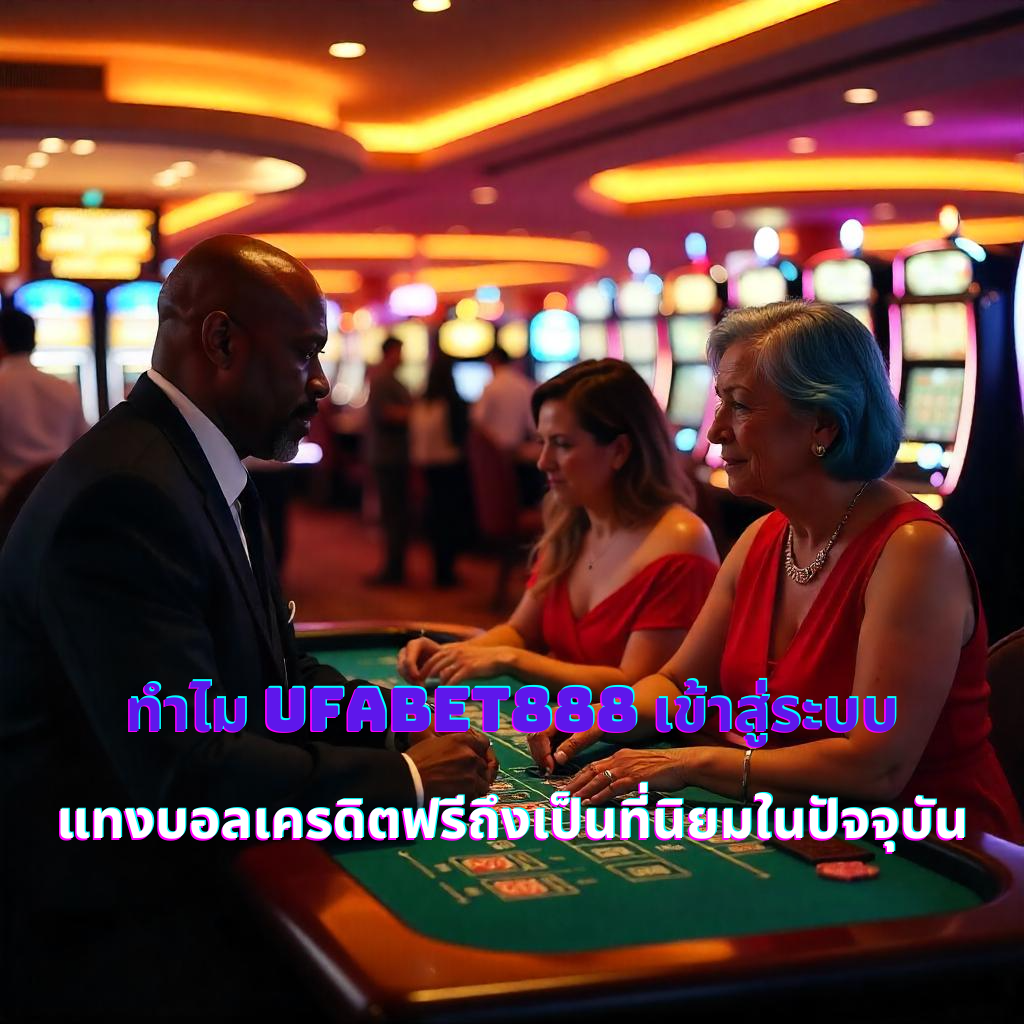 ทำไม ufabet888 เข้าสู่ระบบ แทงบอลเครดิตฟรีถึงเป็นที่นิยมในปัจจุบัน